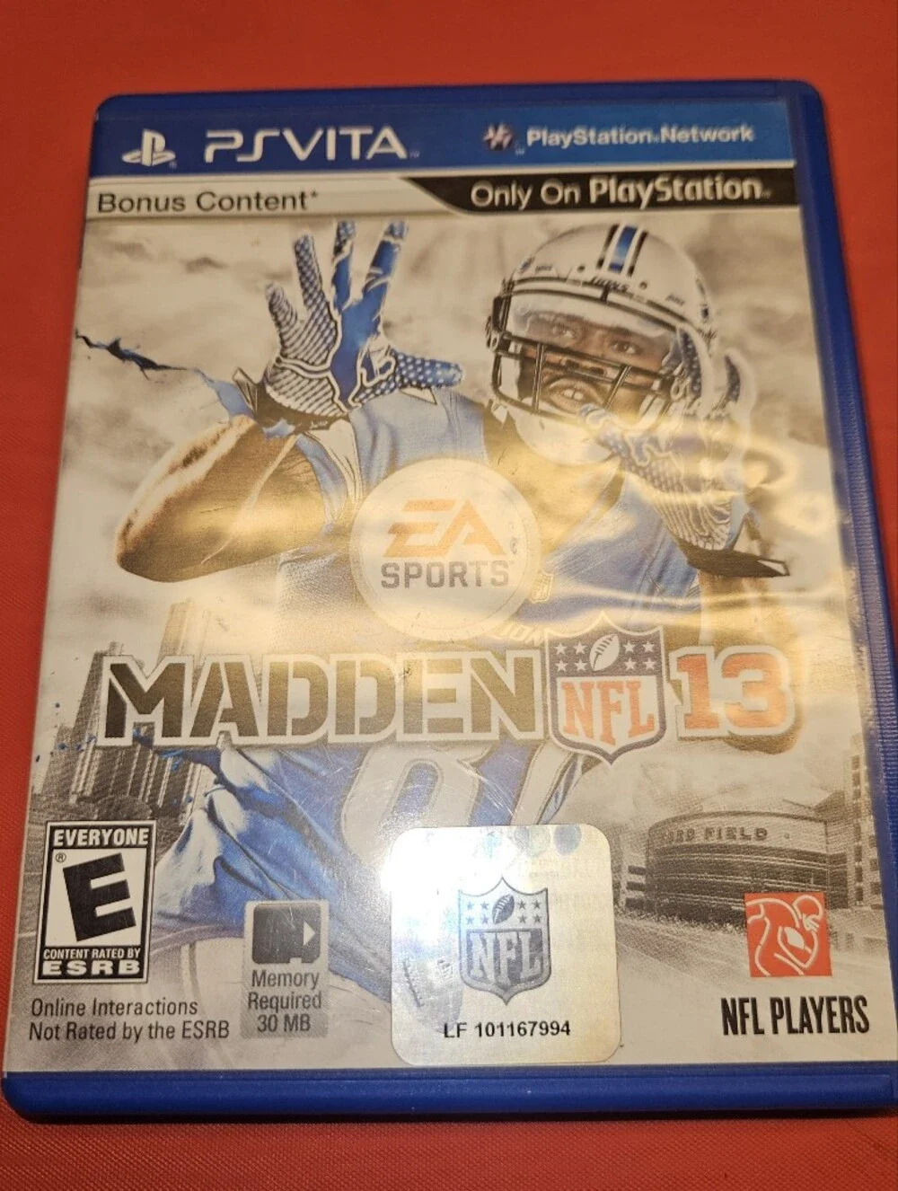 Sony PSVita Madden NFL 13 Bonus Content, In Original Case Excellent Pre-Owned